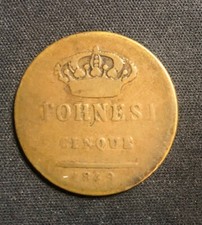 Ferdinando II 5 Tornesi 1849 -