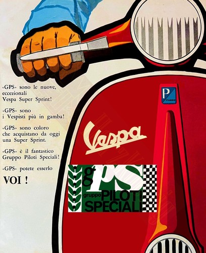 Poster vespa ss50 - vespa,