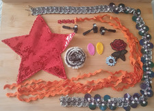 Accessori hobby creativi cucito lotto perle paiettes toppe