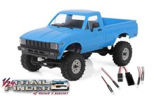 RC4WD 1/24 Trail Finder 2 RTR con set corpo rigido Mojave II BLU Z-RTR0052 Micro