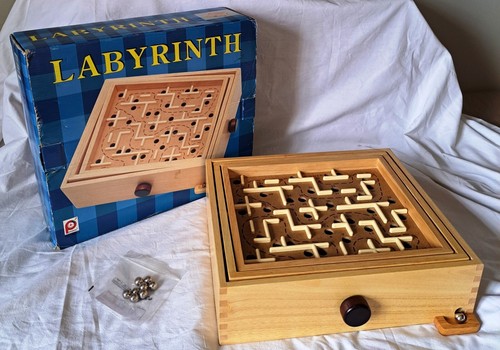 Gioco labirinto legno con - labirinto,,