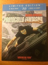 MISSION: IMPOSSIBLE - PROTOCOLLO FANTASMA Blu-ray LTD.ED. 3 DISCHI (2BD+DVD) OOP