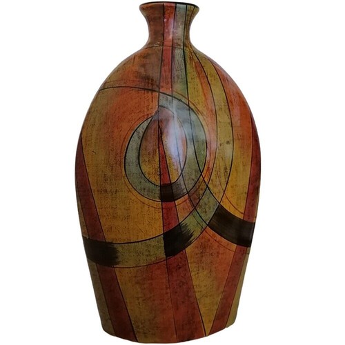 Vaso etnico porta - , piatto