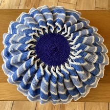Cuscino all'uncinetto vintage