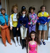 Raro Lotto 6 Barbie Ken 1968