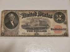 2 Dollari USA Thomas Jefferson  Capitol 1917 Gran Banconota Stati Uniti America