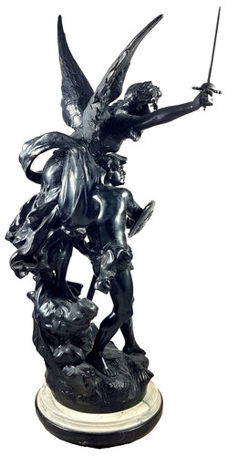 Statua bronzo francia emile - in,