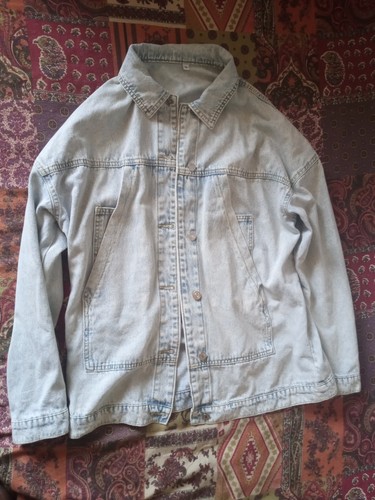 Giacca giubbotto jeans celeste - giubbotto,