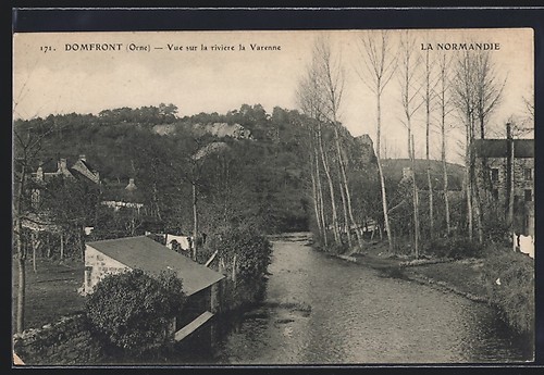 Cpa domfront vue sur la - vue,