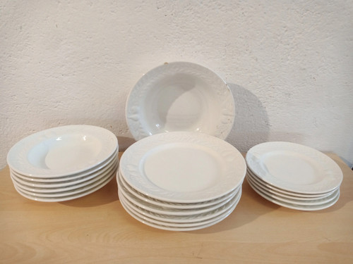 Servizio piatti vintage crate - piatti,
