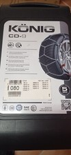CATENE DA NEVE PER AUTO KONIG CD-9 080 - MAI USATE