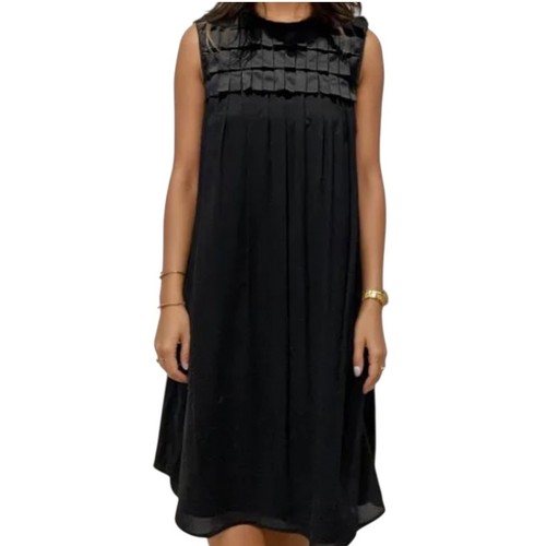 Abito donna 100 seta nero - abito,