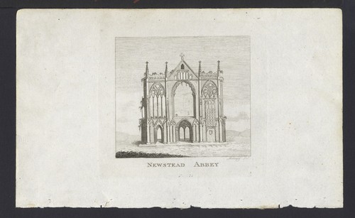 Newstead abbey r metcalf - abbey, di