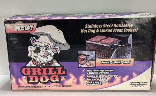 Griglia cane hot dog rullo