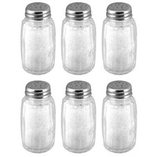 6 pz Spargisale in vetro e