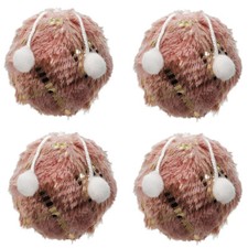 set 8 palline rosa antico oro
