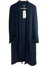 Cardigan cappotto lungo aperto