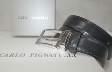 CINTURA UOMO CARLO PIGNATELLI CERIMONIA ELEGANTE SPOSO IDEA  REGALO
