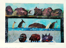 ANTONIO POSSENTI Litografia