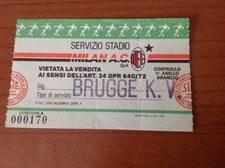 Biglietti/Ticket Milan - Coppa