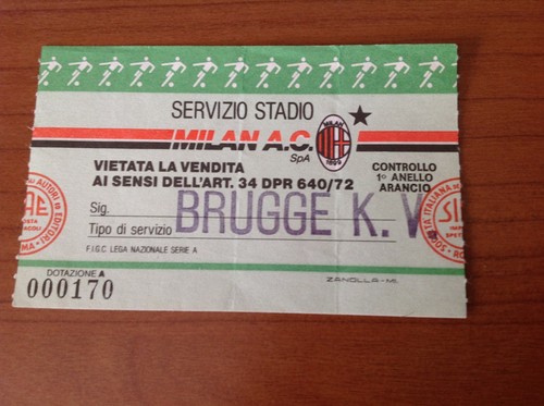 Biglietti ticket milan coppa - -,