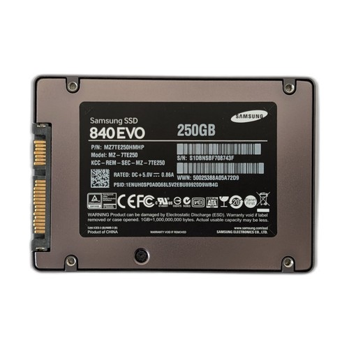 Ssd interno 250gb samsung - interno, 2,5"