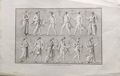 Antica incisione neoclassica - antica,