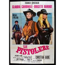 M240 MANIFESTO 4F LE PISTOLERE BRIGITTE BARDOT CLAUDIA CARDINALE WESTERN