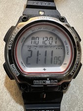 Orologio Timex Ironman 30 giri Indiglo Uomo 39mm Nero T5K584 200m resistente all'acqua. Usato