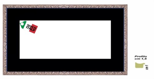 Cornice argento barocco - argento,