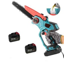 Mini Elettrosega a doppia batteria 8''  Motosega 88vF 8000mAH Taglia Rami CH0602