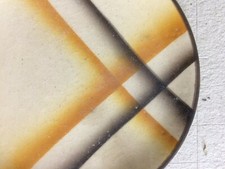 ARTISTICA CERAMICA-DECORO FUTURISTA-COLONNATA-SESTO FIORENTINO-PIATTINO D'EPOCA