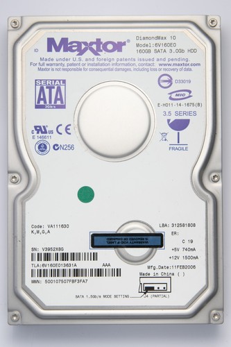 Maxtor diamondmax 160 gb - maxtor, 10