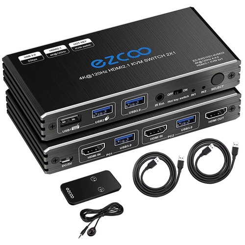 Ezco hdmi 1 kvm - -,