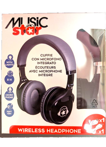 Cuffie wireless music star - cuffie,