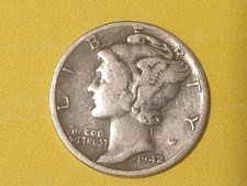 USA Stati Uniti d'America 1 One Dime ARGENTO Zecca D (MNF2)