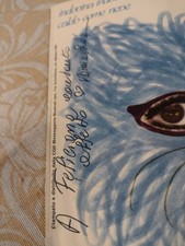 AUTOGRAFATO CON DEDICA VANNA BROSIO INDOVINA 45 GIRI PROMO C.C.R.C. 1981 EX