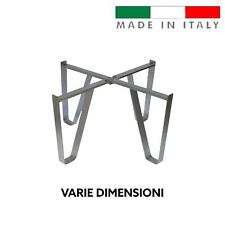 PIEDISTALLO ZINCATO PER BOTTI INOX PER VINO OLIO VARIE DIMENSIONI