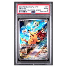 PSA 9 Pikachu #001 sv‑P JP Pokemon Card Japanese JAP MINT