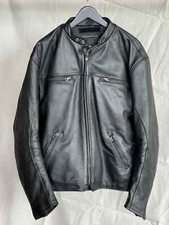 Originale TRIUMPH Giubbotto In Pelle Da Moto Uomo Usato Pochissimo 