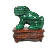 Cane di Fo in Malachite