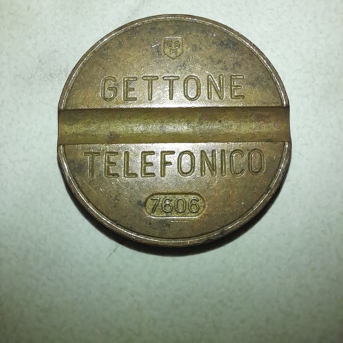 Gettone telefonico 7606 raro - -,