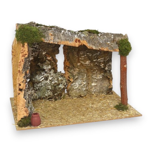 Capanna presepe vuota - presepe, in