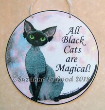 Devon Rex art cat painting