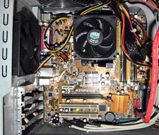 Scheda madre ASUS M2NPV-VM Socket AM2 con CPU AMD Phenom II X4 945 ram 4Gb DDR2