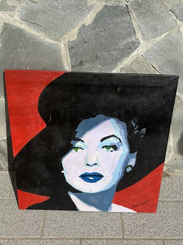 Donna dipinto olio su tela - -,