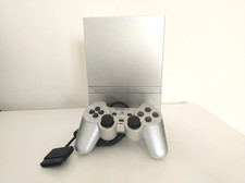Console PS2 Slim Argento Completa PlayStation 2 + Controller + Cavi
