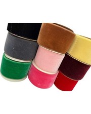 Passamaneria Nastro Bordo Velluto Tipo Mano Seta Alto 5 Cm 7980/50