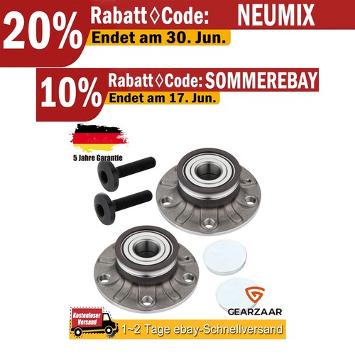 Mozzo ruota set cuscinetto - 2x,