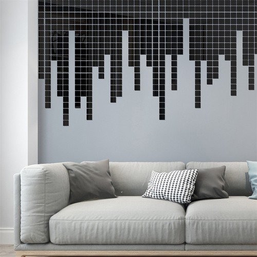 Adesivo specchio vetro wall - adesivo,
